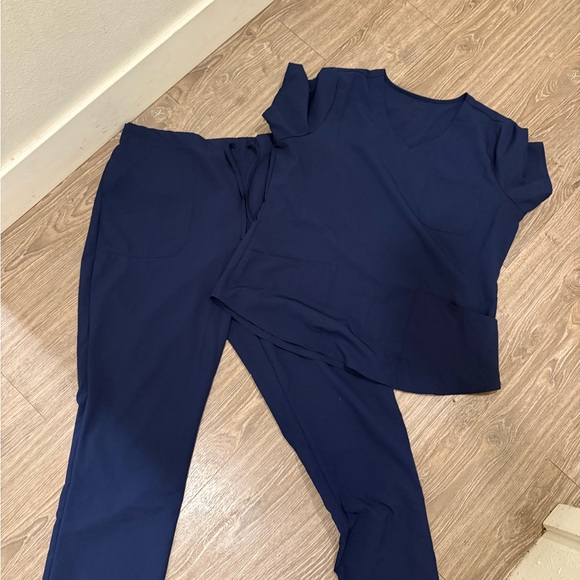 Navy Women's Pants & Top Set - Picture 1 of 1